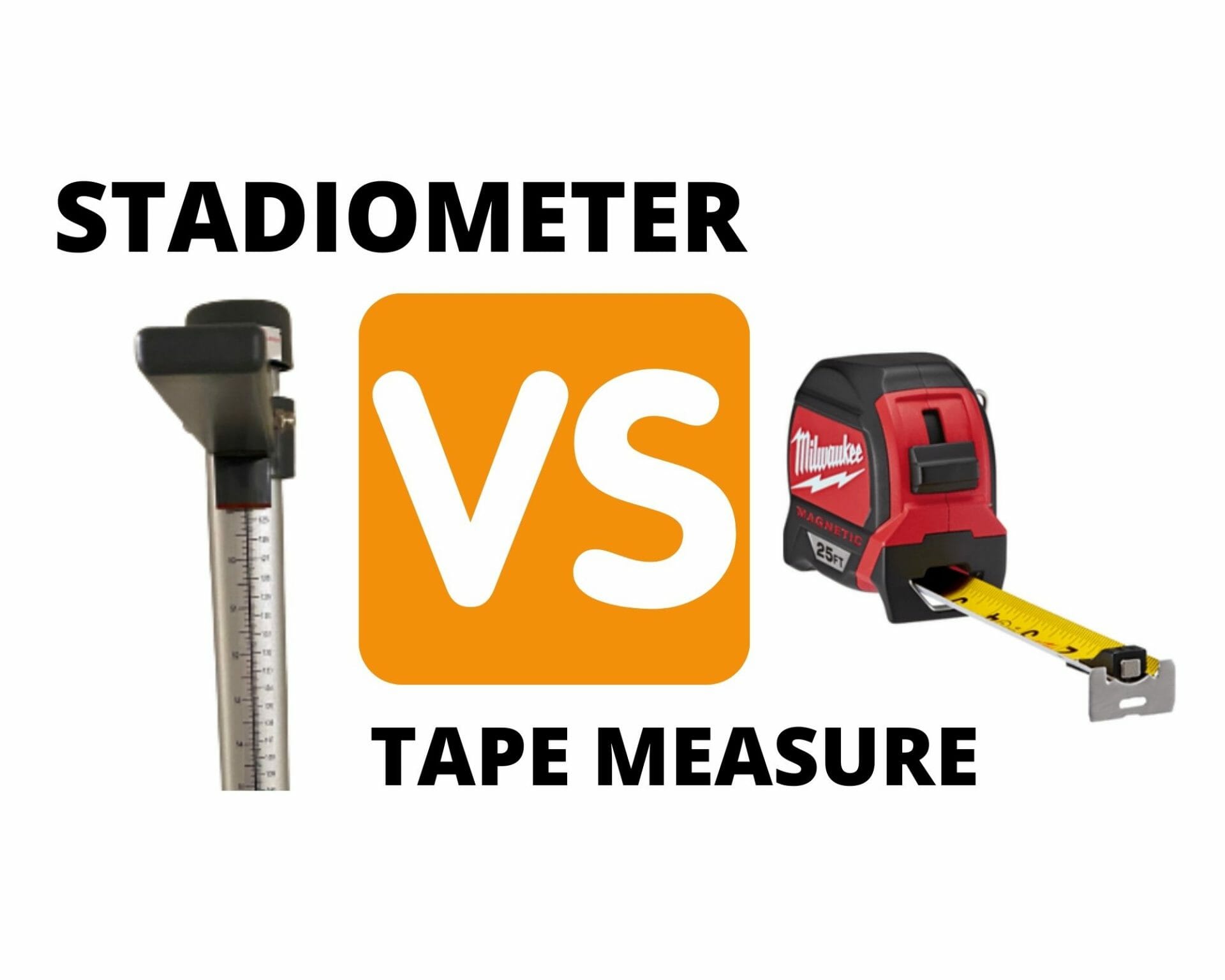 STADIOMETER VS TAPE MEASURE