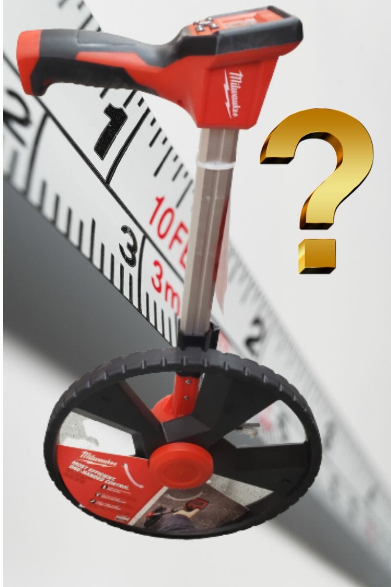 What can you measure with a trundle wheel?