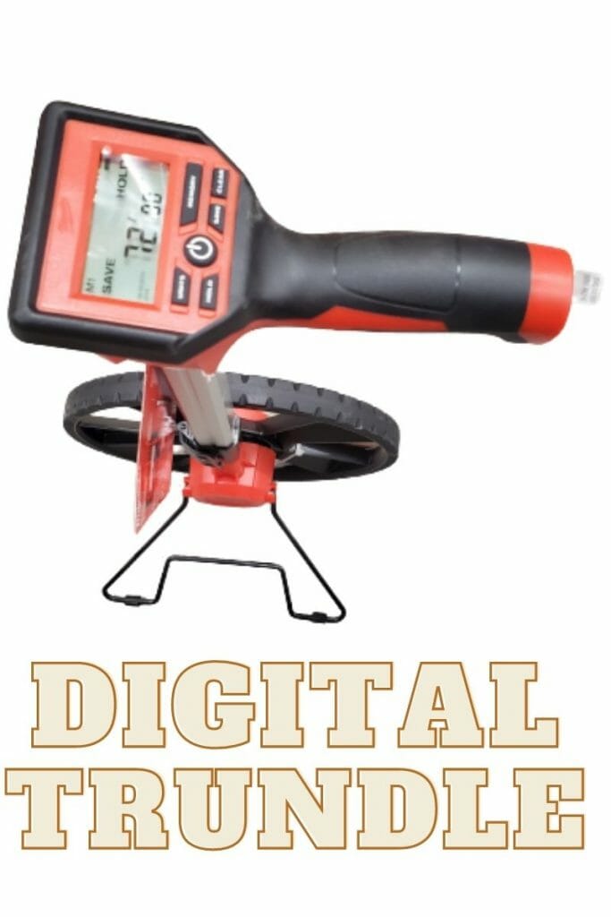 What can you measure with a trundle wheel?